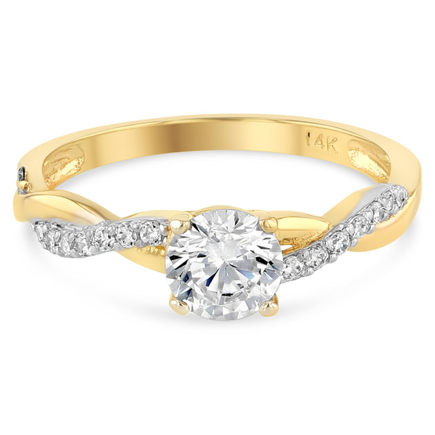 Aura Stackable Classic Crushed ice Radiant Solitaire Ring, Medium – OBJKTS  Jewelry