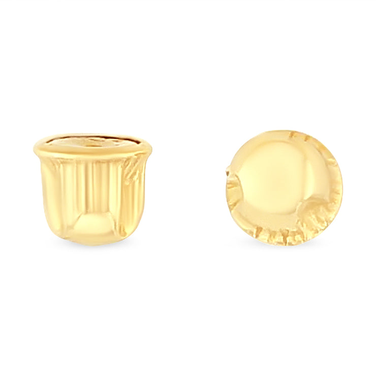 Replacement Earrings Screw Backs Pair in 14K Gold