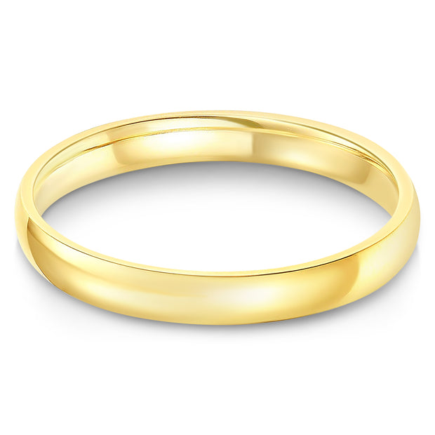 14K Solid Gold Band Ring