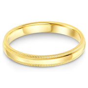 14K Solid Gold Band Ring