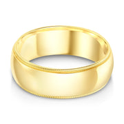 14K Solid Gold Band Ring