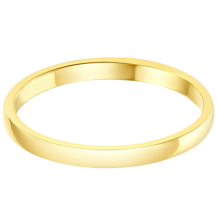 14K Solid Gold Band Ring