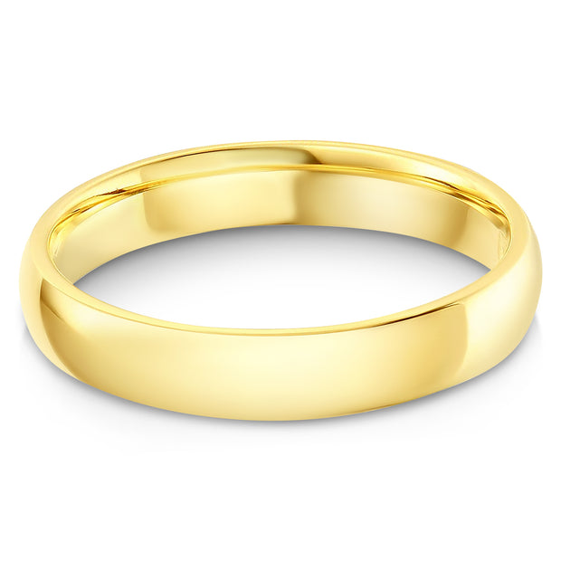 14K Solid Gold Band Ring