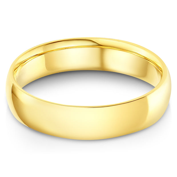 14K Solid Gold Band Ring