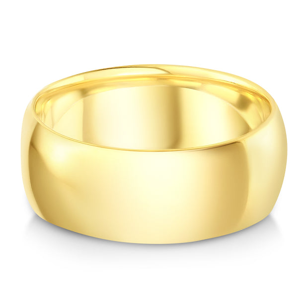 14K Solid Gold Band Ring