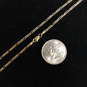 14K Gold 2mm Figaro 3+1 Chain