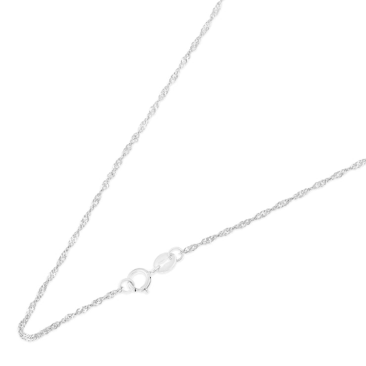 14K Gold 1.2mm Singapore Chain