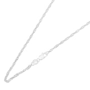 14K Gold 1.8mm Singapore Chain