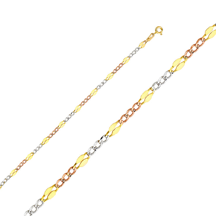 figaro Chain with spring-ring