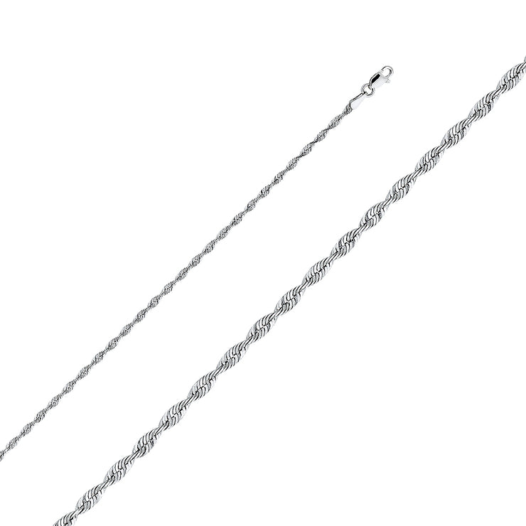 14K Gold 2.5mm Rope Chain