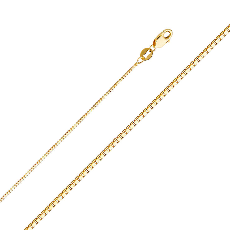 0.8mm box Chain with lobster-claw