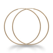 14K Gold 1.5mm Hoops