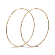 14K Gold 1.5mm Hoops