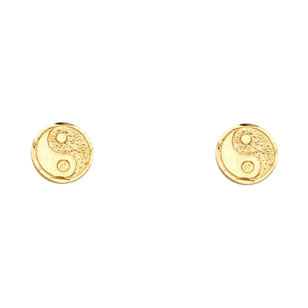 14K Gold Eastern Lucky Studs