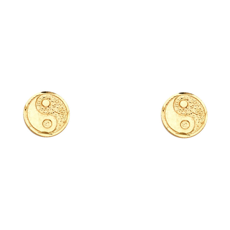14K Gold Eastern Lucky Studs