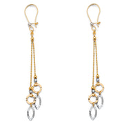 14K Gold Hanging Earrings