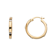 14K Gold Hoops