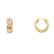 14K Gold Huggies Endless Earrings