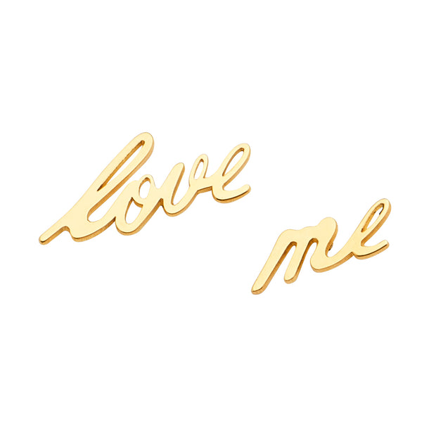 14K Gold Love-Me Earrings
