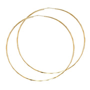 14K Gold 1.5mm Hoops