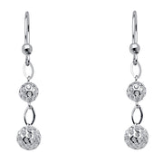 14K Gold Fancy Dangle Earrings