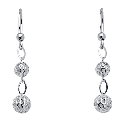 14K Gold Fancy Dangle Earrings