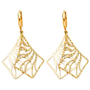 14K Gold Hanging Earrings