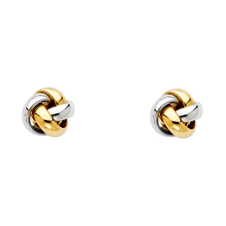 14K Gold Love NUT Earrings