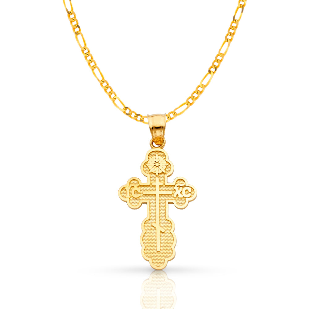 Christening Cross Necklace For Girl,Greek Orthodox Cross For Baptism,Greek  Orthodox Cross,Eastern Orthodox Crosses 0131R