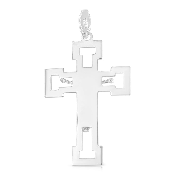 14K Gold Religious Crucifix Charm Pendant