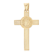 14K Gold Jesus Crucifix Cross Religious Pendant