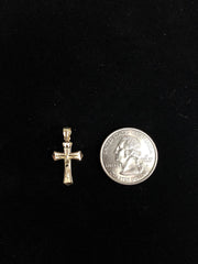 14K Gold Jesus Crucifix Cross Religious Pendant