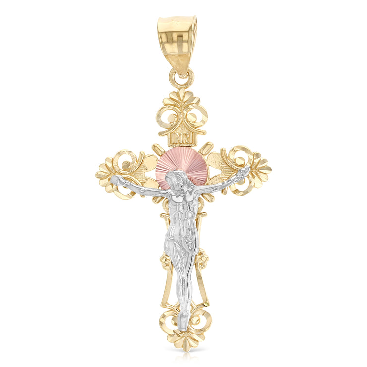 Crucifix Cross Pendant for Necklace or Chain