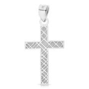 14K Gold Cross Religious Pendant