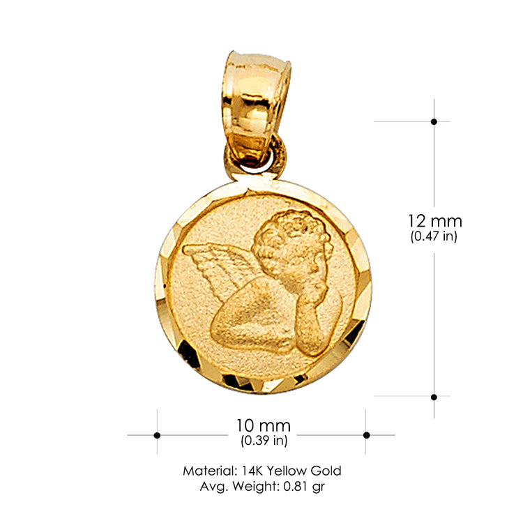 coin pendants for girls women Real gold pendant and chains charms for layering stacking necklace