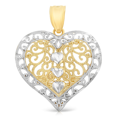 Heart Pendant for Necklace or Chain