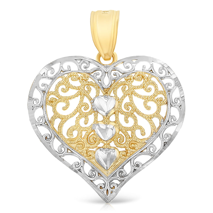 Heart Pendant for Necklace or Chain