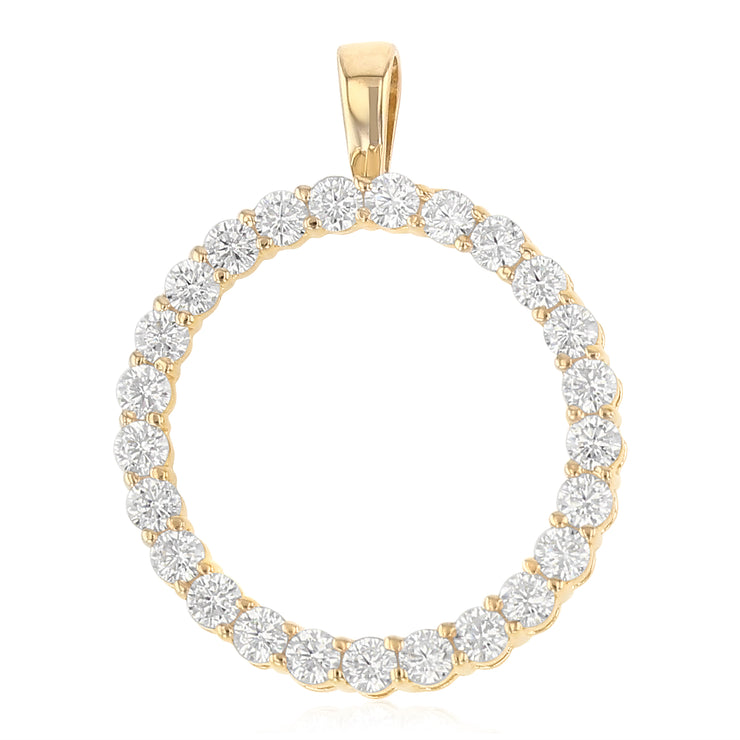 Journey Circle of Life CZ Pendant Pendant for Necklace or Chain