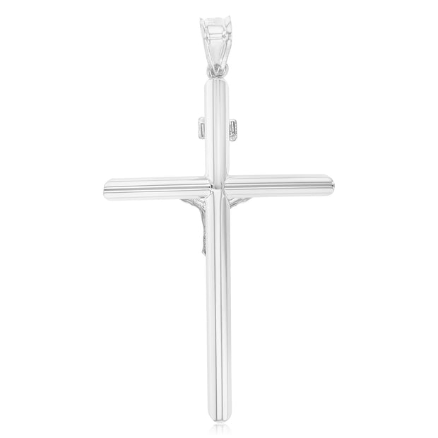 14K Gold Religious Crucifix Charm Pendant