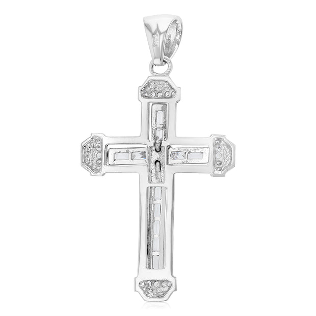 14K Gold Religious Cross Charm Pendant