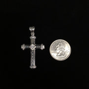 14K Gold Religious Cross Charm Pendant