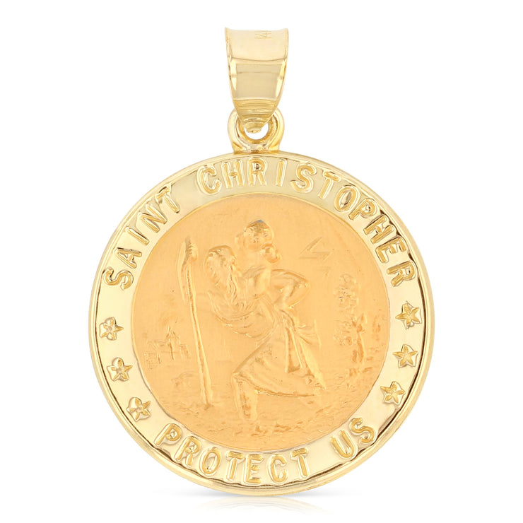 St. Christopher Pendant for Necklace or Chain