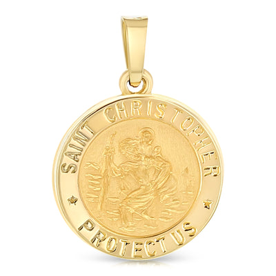 St. Christopher Pendant for Necklace or Chain