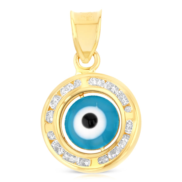 Evil Eye Pendant for Necklace or Chain