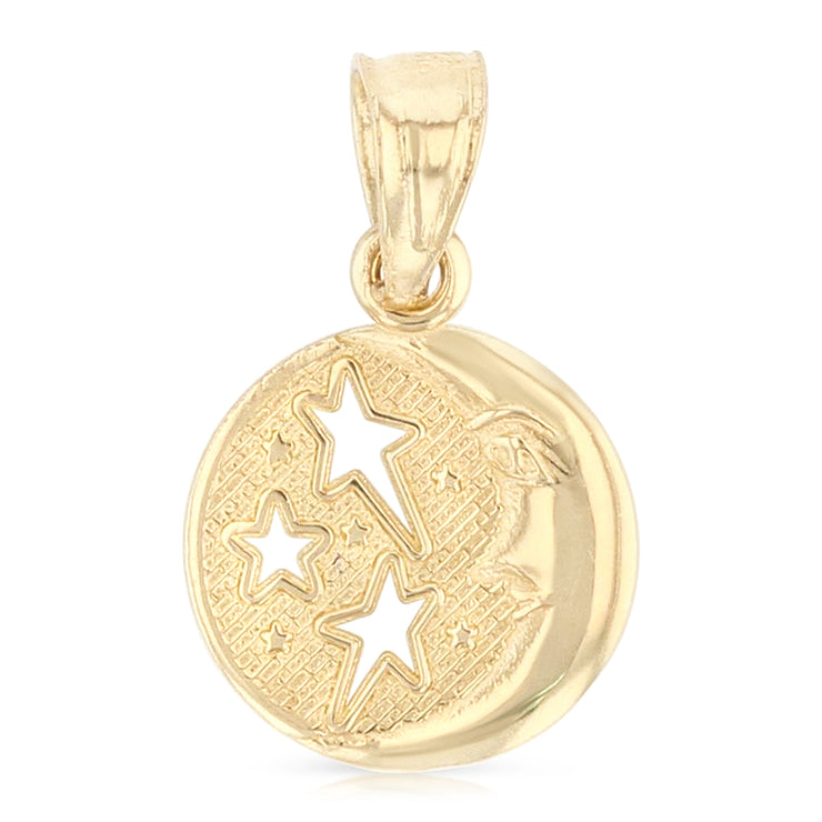 Moon & Star Pendant Pendant for Necklace or Chain