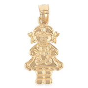 Girl pendant Pendant for Necklace or Chain