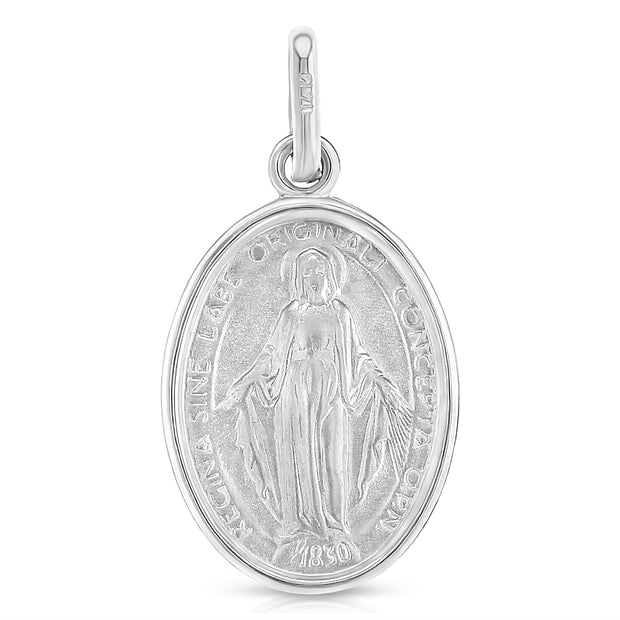 14K Gold Religious Virgin Mary Miraculous Medal