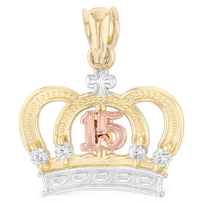 Quinceanera Pendant for Necklace or Chain
