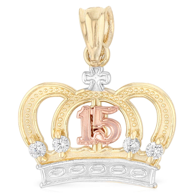 Quinceanera Pendant for Necklace or Chain