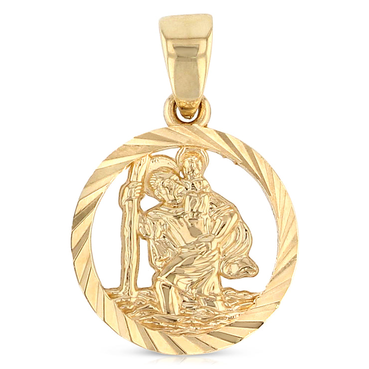 Saint Christopher Pendant for Necklace or Chain